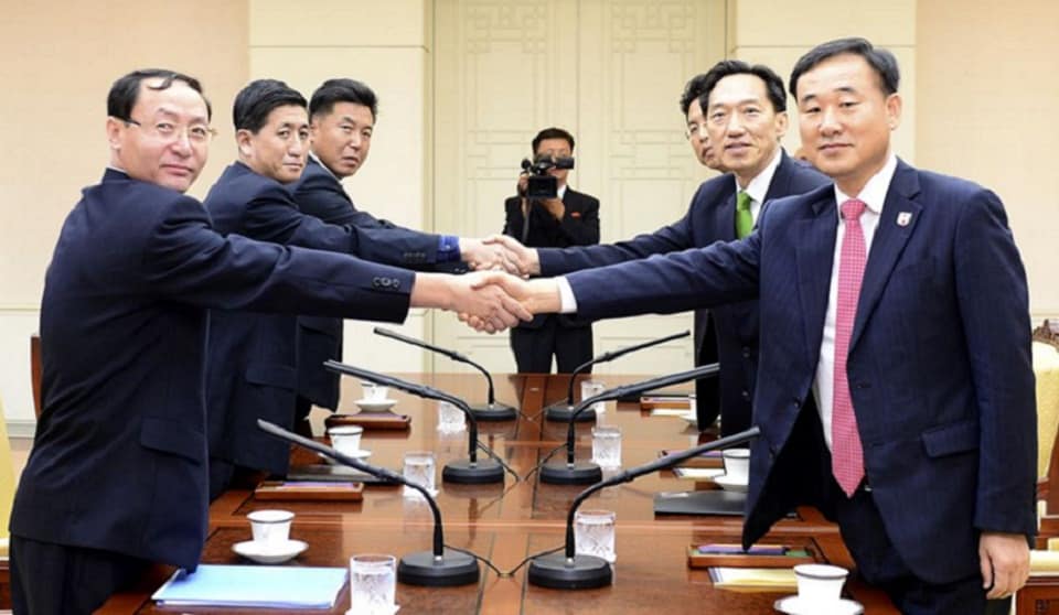 Líderes das duas Coreias reúnem-se no final do mês de abril