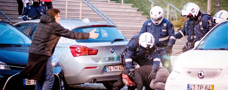 Sete detidos e seis agentes da PSP feridos após o clássico