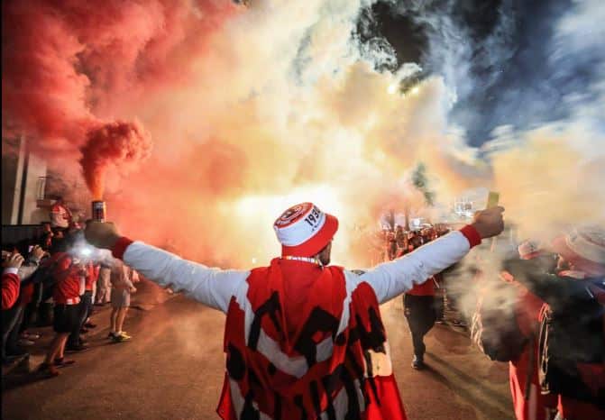 Milhares fizeram o ninho para a equipa do Aves no regresso a casa