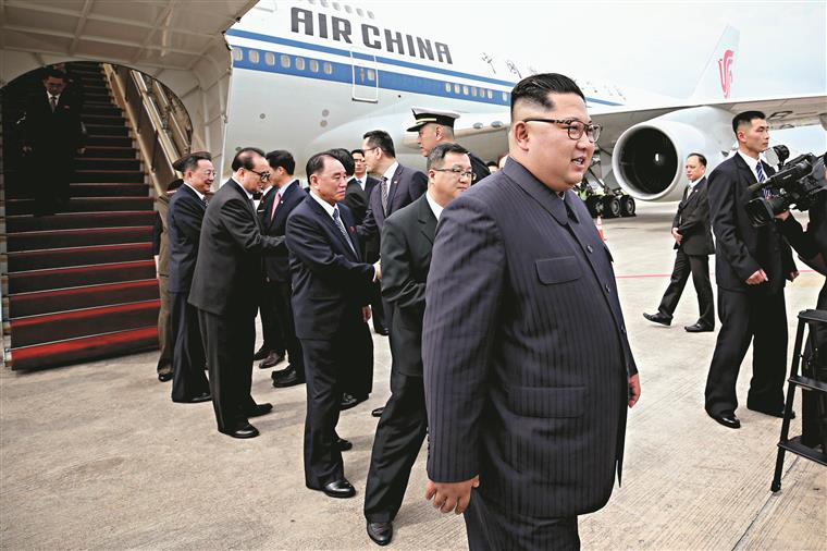 Cimeira. Todos os olhos em Singapura