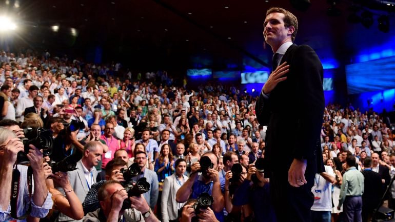 Pablo Casado. O líder jovem e conservador que está à frente do Partido Popular