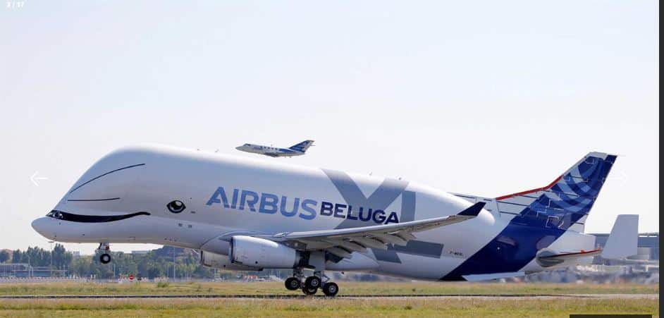 A "baleia dos ares" levantou voo. As imagens do novo Airbus Beluga XL