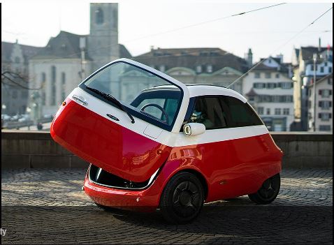 Pequeno, elétrico e prestes a entrar na Europa. Veja as imagens do "microlino"