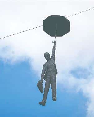 Guarda-chuva põe Águeda nas bocas do Mundo