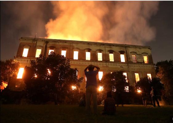 Ardeu o palácio de D. João VI no Rio de Janeiro, Museu Nacional do Brasil