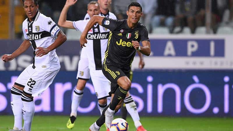 Juventus vence Parma, Cristiano Ronaldo continua sem marcar