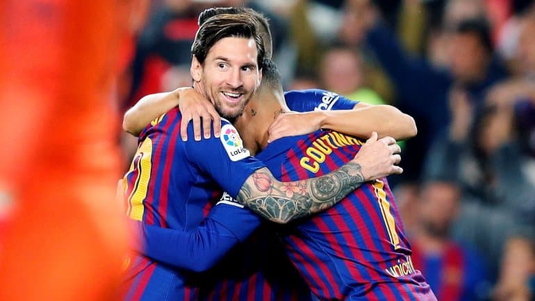 Messi recebe prémio de melhor marcador do campeonato espanhol da época passada