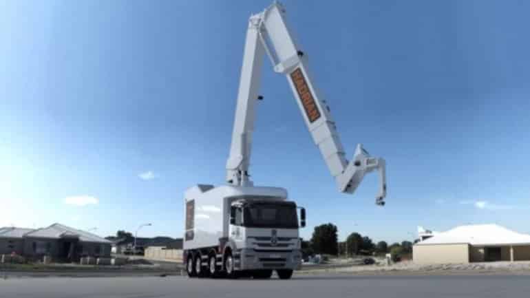 Robot australiano capaz de construir uma casa com 5 divisões em menos de 3 dias