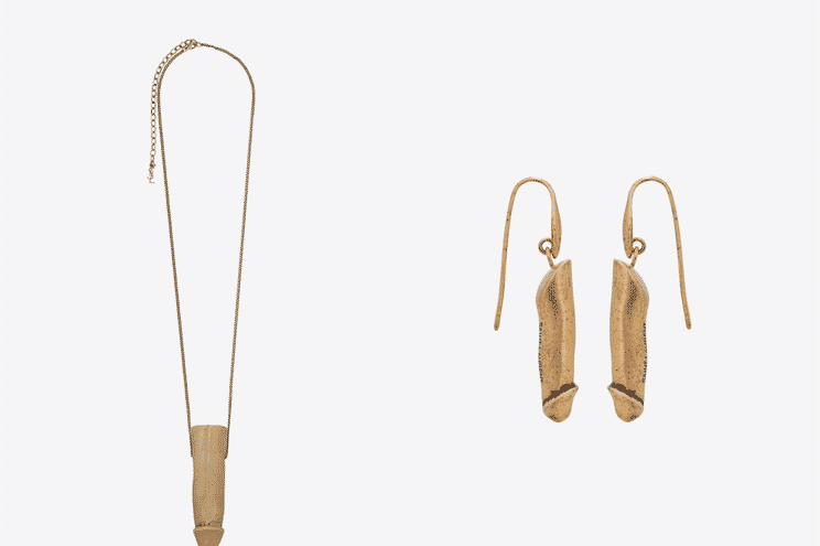 "Saint-Laurent" lança jóias em forma de pénis