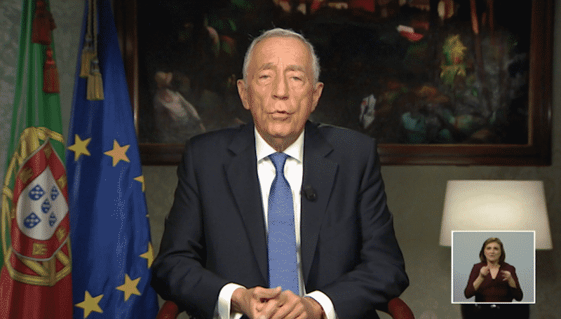 Na mensagem de Ano Novo, Marcelo deixa vários recados e um pedido: "Votem"