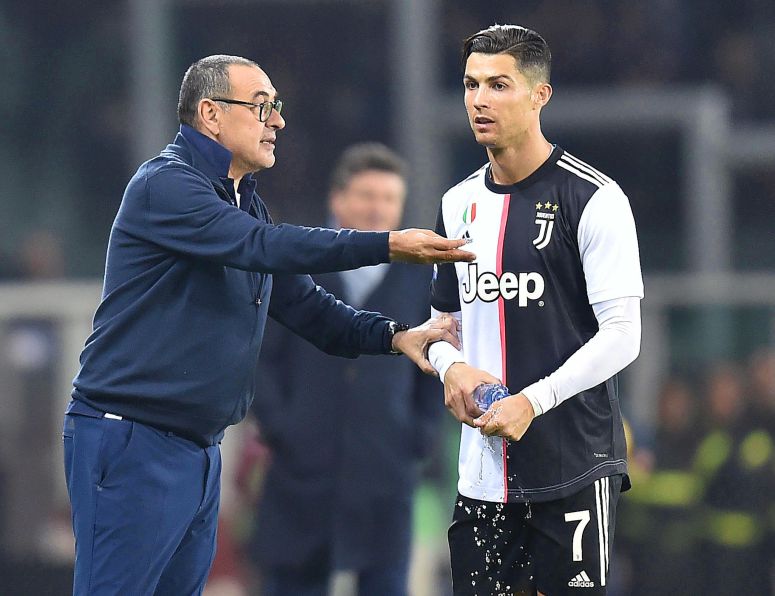 Maurizio Sarri diz que Ronaldo tem dificuldades a treinar há semanas. "Tantos jogadores nestas condições teriam dado um passo atrás"