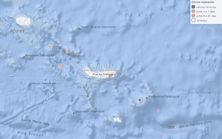 Sismo ligeiro sentido na Terceira e em S. Miguel