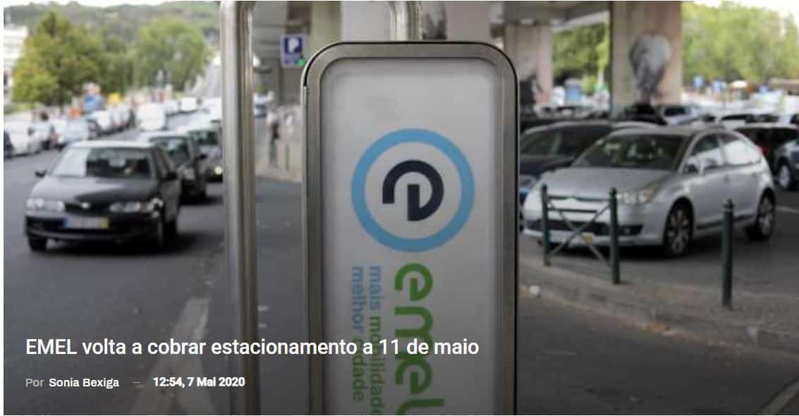 EMEL volta a cobrar estacionamento a 11 de maio