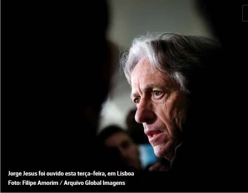 Jorge Jesus: "nunca liguei nenhuma" ao ataque do Football Leaks