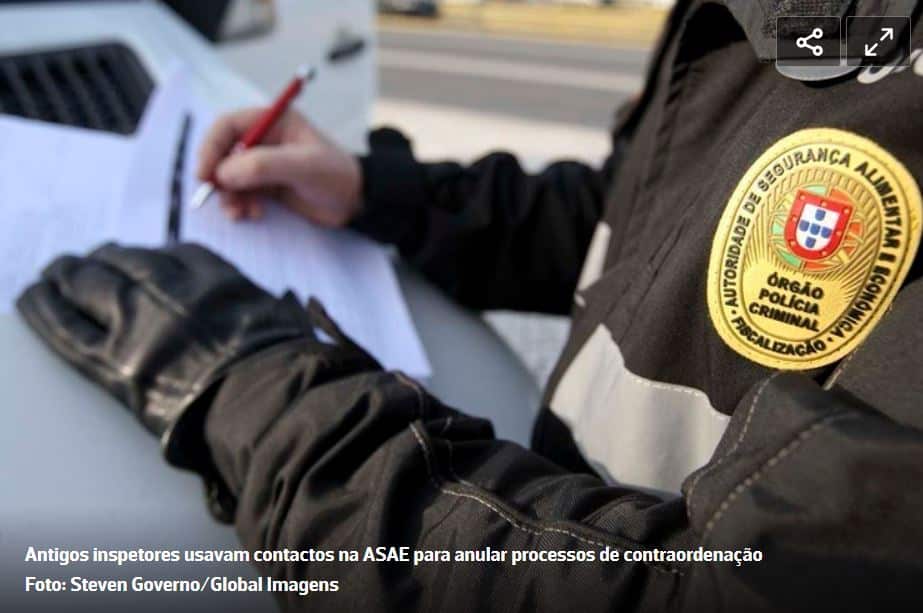 33 acusados em esquema de corrupção na ASAE